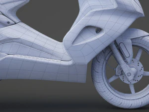 scooter bike 001 3D Model
