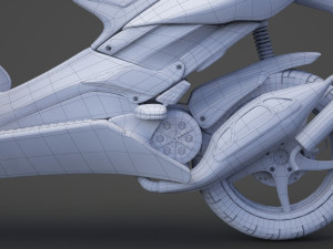 scooter bike 001 3D Model