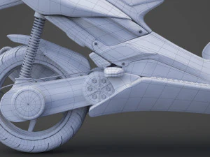 scooter bike 001 3D Model