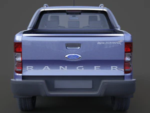 ford-ranger double cab wildtrak 2016 3D Model