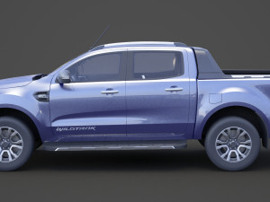 ford-ranger double cab wildtrak 2016 3D Modell
