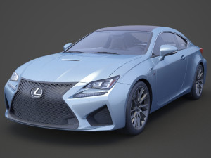 lexus rc f 2015 3D Model