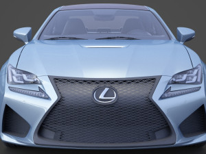 lexus rc f 2015 3D 模型