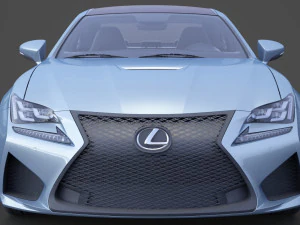 lexus rc f 2015 3D Model