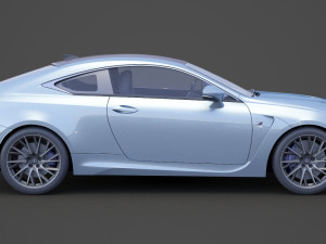 lexus rc f 2015 3D 模型