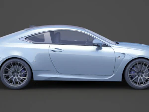 lexus rc f 2015 3D Model
