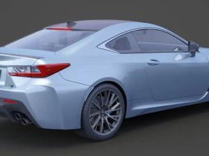 lexus rc f 2015 3D Model