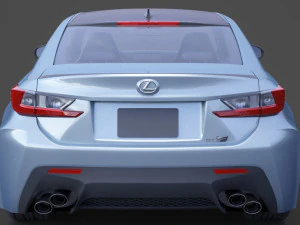 lexus rc f 2015 3D Model