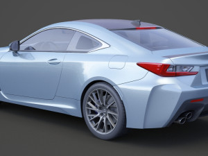 lexus rc f 2015 3D 模型