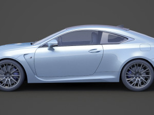 lexus rc f 2015 3D 模型