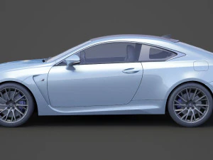 lexus rc f 2015 3D Model