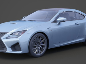 lexus rc f 2015 3D 模型