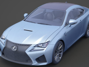 lexus rc f 2015 3D 模型