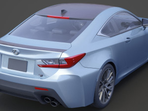 lexus rc f 2015 3D 模型