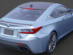 lexus rc f 2015 3D Model