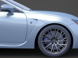 lexus rc f 2015 3D 模型
