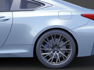 lexus rc f 2015 3D 模型