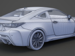 lexus rc f 2015 3D 模型