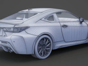 lexus rc f 2015 3D Model