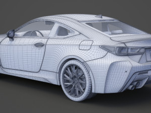 lexus rc f 2015 3D 模型