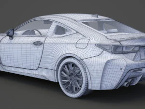 lexus rc f 2015 3D Model