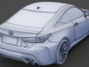 lexus rc f 2015 3D Model