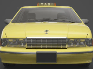 Taxi 01 3D Model