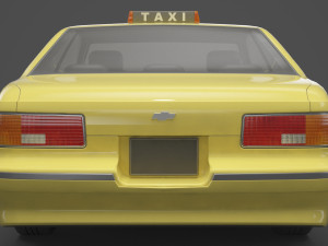 Taxi 01 Modèle 3D