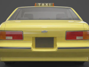 Taxi 01 3D Model
