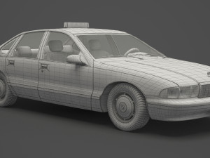 Taxi 01 Modèle 3D