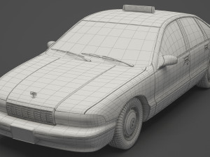 Taxi 01 Modèle 3D