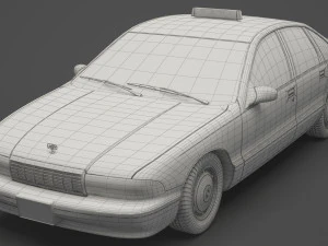 Taxi 01 3D Model