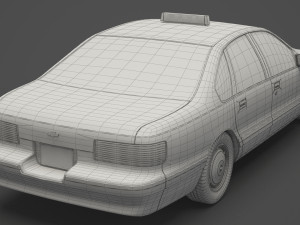 Taxi 01 Modèle 3D