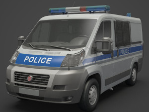 Police Van 3D 模型