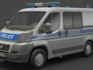 Police Van Modèle 3D
