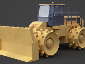 Construction vehicle 01 3D Model