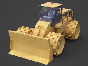 Construction vehicle 01 3D Model