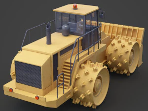 Construction vehicle 01 3D Model