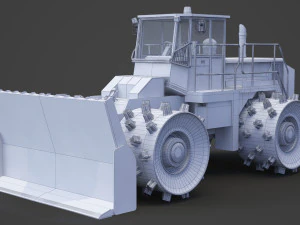 Construction vehicle 01 3D Model
