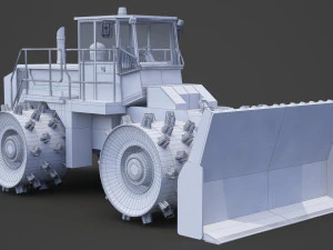 Construction vehicle 01 3D Model