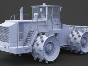 Construction vehicle 01 3D Model