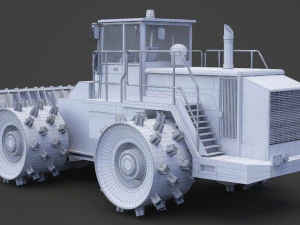 Construction vehicle 01 3D Model