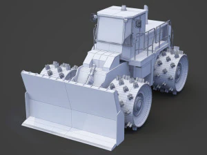 Construction vehicle 01 3D Model