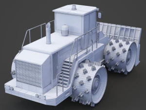Construction vehicle 01 3D Model