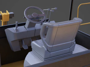 Construction Vehicle 002 3D Model