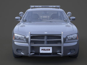 Police Car Modello 3D