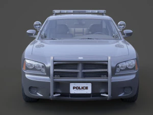Police Car 3D Model
