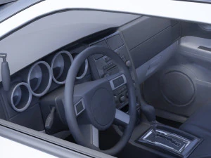 Police Car 3D Model