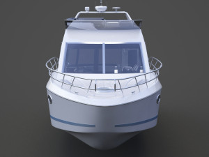 Photorealistic Yacht 01 Modèle 3D