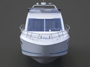 Iate fotorrealista 01 Modelo 3D